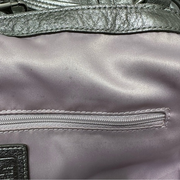 COACH Audrey Cinched North South Metallic Tote - Picture 7 of 16